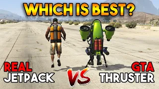 GTA 5 THRUSTER VS REAL JETPACK : WHICH IS BEST?