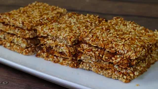 🔥Take oatmeal, bananas and sesame seeds and make delicious cookies that I eat without feeling guil