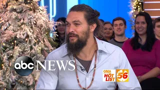 'GMA' Hot List: Jason Momoa reacts to seeing himself as a wax sculpture