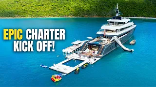 INSANE Superyacht Charter | Dual Jet Arrivals to Sunset Celebrations in St. Martin & St. Barts