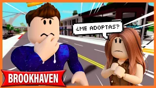 ADOPTO a UNA NIÑA ABANDONADA en BROOKHAVEN - Roblox YoSoyLoki