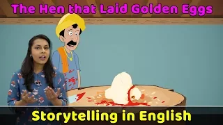 Hen That Laid Golden Eggs Story in English | Moral Stories in English Kids | Storytelling in English