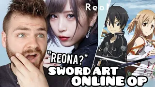 Reacting to "ReoNa ANIMA" | Sword Art Online Opening | THE FIRST TAKE | Non Anime Fan!