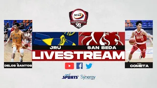 NCAA Season 98 | JRU vs. San Beda (Men’s Basketball Round 2) | LIVESTREAM