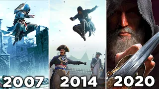 Evolution of Air Assassination "HIDDEN BLADE" in Assassin's Creed Games  (2007-2020)