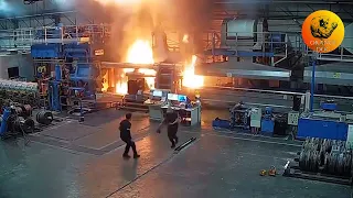 Авария на алюминиевом заводе 04.06.2022 / Accident at an aluminum plant 06/04/2022 (Full HD, 60 FPS)