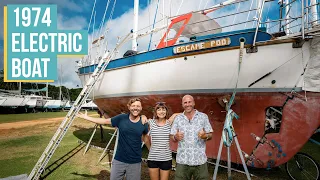 Building An Electric Sailboat On A Remote Island (Full Tour)