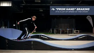 How to ride a pumptrack on a skateboard - Pumptrack.eu