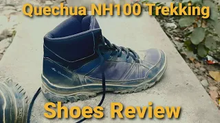 Quechua NH100 MID BLACK MAN Shoes Review | Price 1500 INR | 27.12.22
