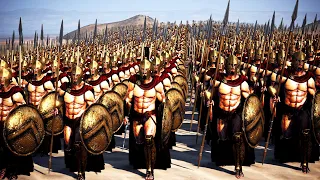 Sparta Vs Persia | 11,000 Units | Cinematic Battle | Total War Rome II