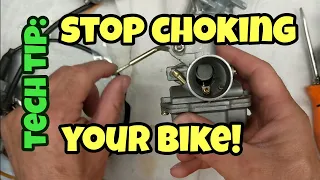 Stop over using your choke!!