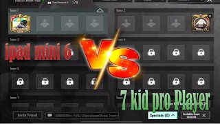 M24 king vs 7 kid pro player 😳1v1 m24 Challenge on iPad mini 6