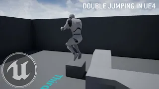 Unreal Engine 4 - Simple Double Jump With Animation Tutorial