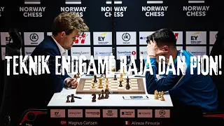 TEKNIK ENDGAME TRIANGULASI! ||Magnus Carlsen vs Alireza Firouzja || Norway Chess 2024 Rd5