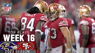 San Francisco 49ers Top Plays vs. the Baltimore Ravens in Week 16