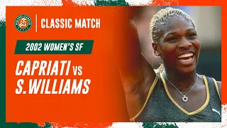 Williams vs Capriati 2002 Women's semi-final | Roland-Garros Classic Match