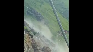 Massive Landslide Sweeps Away Road. 😰
