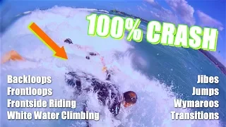 100% CRASH - 1 whole year of windsurfing crashes in 3 minutes