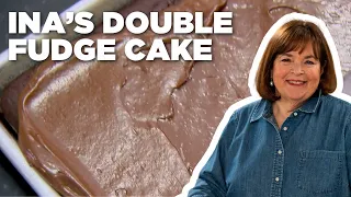 Ina Garten's Double Fudge Cake with Chocolate Buttercream | Barefoot Contessa | Food Network