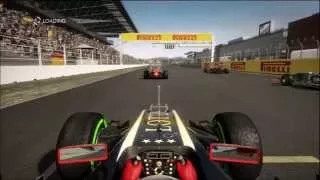 F1 2012 Korea Disaster Fail Race 50% Live Commentary