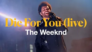 [한글 자막] 위켄드 라이브 떴냐? | Die For You(live) - The Weeknd 라이브  [해석/ live / 번역 / 한글 자막 / lyrics]