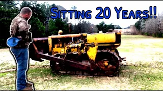 WILL IT START?? Caterpillar D4 Dozer (Sitting 20 Years!!)