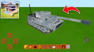 How to Make WORKING TANK in CRAFT WORLD