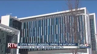 Sidney & Lois Eskenazi Hospital opened Saturday