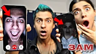 FACETIMING OURSELF AT 3AM!! *OMG WE ACTUALLY ANSWERED*