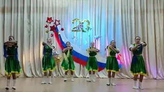 Танцевальный коллектив "Конфетти" танец "Лебёдушка" mp4