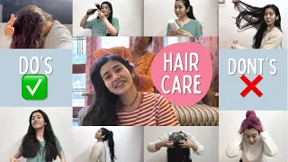 Haircare Do’s & Dont’s YOU MUST FOLLOW Immediately! |Hacks for Long & Thick Hair | SHEF #haircare