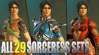 ALL 29 Diablo 4 Sorceress Transmog Armor Sets & How To Get Them