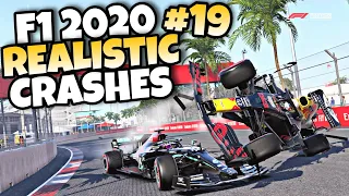 F1 2020 REALISTIC CRASHES #19