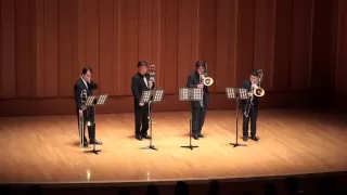 "A song for japan" Japan XO Trombone Quartet