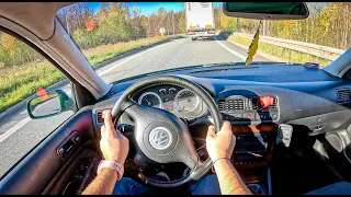 2004 Volkswagen Bora [1.8T 20V 150HP] |0-100| POV Test Drive #1416 Joe Black