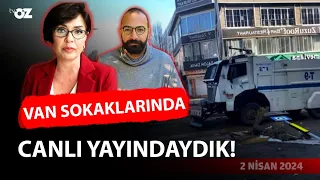 VAN SOKAKLARINDAN CANLI YAYINDAYDIK ! Gazeteci  Ruşen TAKVA canlı olarak anlatıyor