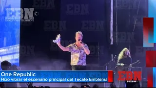 ONE REPUBLIC recibe varios muñecos del DR.SIMI en su presentación en el TECATE EMBLEMA #onerepublic