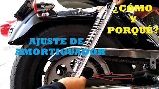 cómo ajustar el amortiguador trasero de moto / cómo regular el amortiguador trasero de moto