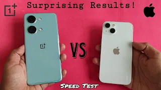 OnePlus Nord 3 vs iPhone 13 Speed Test 🔥 - Surprising Result!