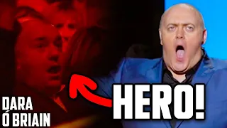When Comedian Meets A Hero In The Front Row | Dara Ó Briain