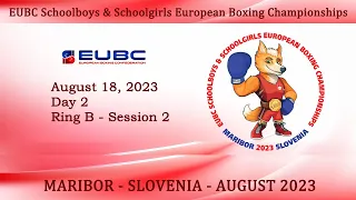 EUBC Schoolboys & Schoolgirls – MARIBOR – Day 2 – RING B