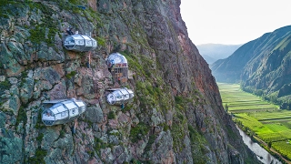 SKYLODGE ADVENTURE SUITES Cusco, Peru | Via Ferrata Climbing & Zipline | by Natura Vive