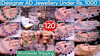 Latest Exclusive Designer AD Jewellery Collection 2024 | New Premium Bridal & Celebrity Jewellery