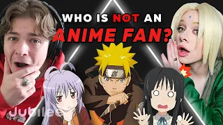 NON Anime Fan Tries To Guess the FAKE FAN - Odd Man Out