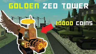 Tower Battles NEW GOLDEN ZED TOWER ROBLOX [APRIL FOOLS]