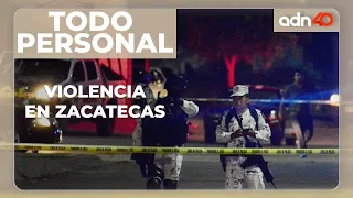 Jornada violenta: bloqueos en Zacatecas