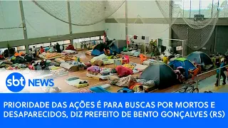 Prioridade das ações é para buscas por mortos e desaparecidos, diz Prefeito de Bento Gonçalves RS