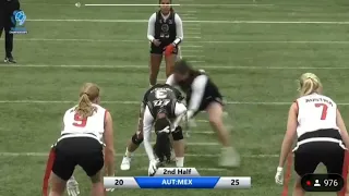 A wild touchdown from the Women's IFAF Flag World Championship (Mexico vs Austria)