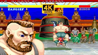 ZANGIEF Gameplay ➤ Street Fighter II' Champion Edition ➤ (Hardest) ➤ 4K 60 FPS