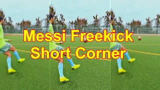 How to do the Messi Free Kick in the Short Angle Tutorial /How to do a Curve Free Kick